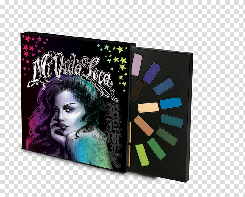 Kat Von D Mi Vida Loca Remix Eye Shadow Sephora Palette, Kat von d transparent background PNG clipart