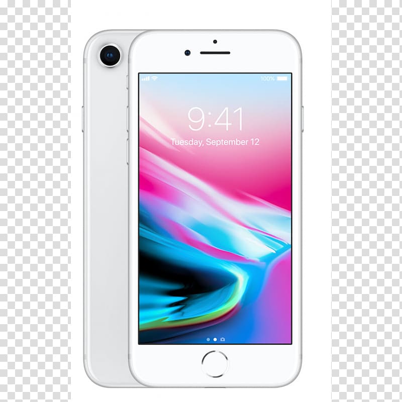 Apple iPhone 8 Plus iPhone X 4G 256 gb, apple transparent background PNG clipart