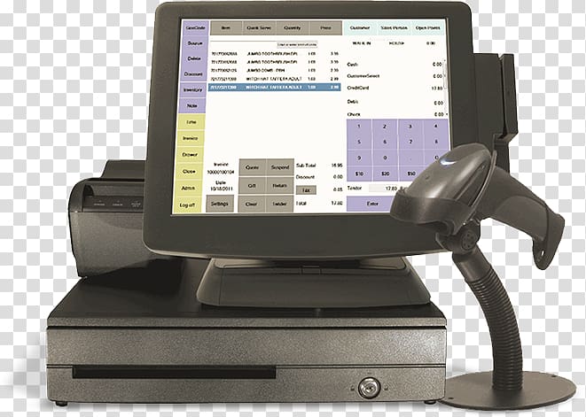Point of sale Business Computer Software Cash register POS-оборудование, Business transparent background PNG clipart