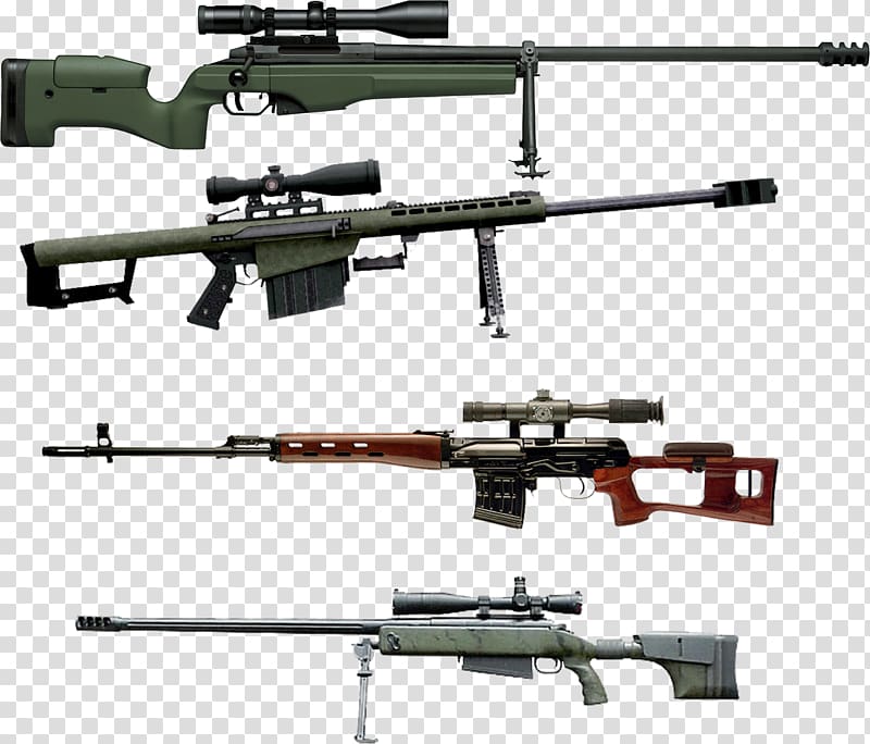 Weapon Firearm Sniper rifle Machine gun, Modern warfare, submachine gun, machine gun transparent background PNG clipart