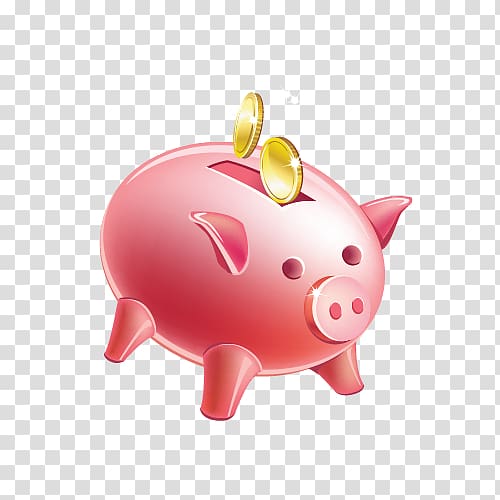 Saving Piggy bank Tax Money, piggy bank transparent background PNG clipart