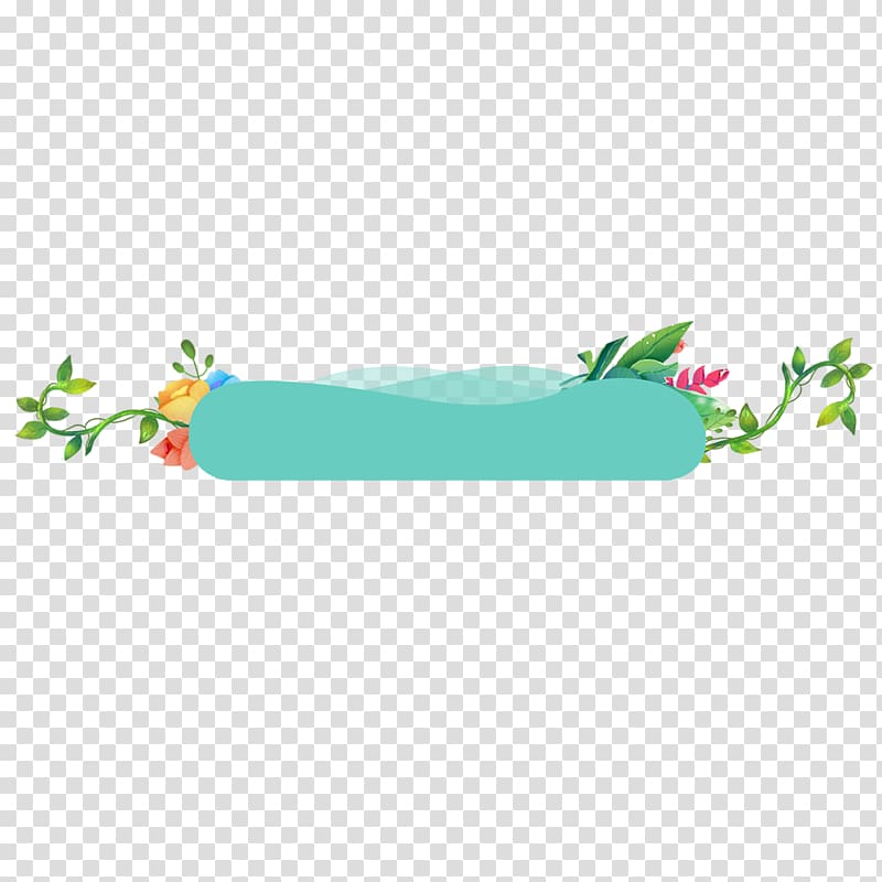 fresh floral border transparent background PNG clipart