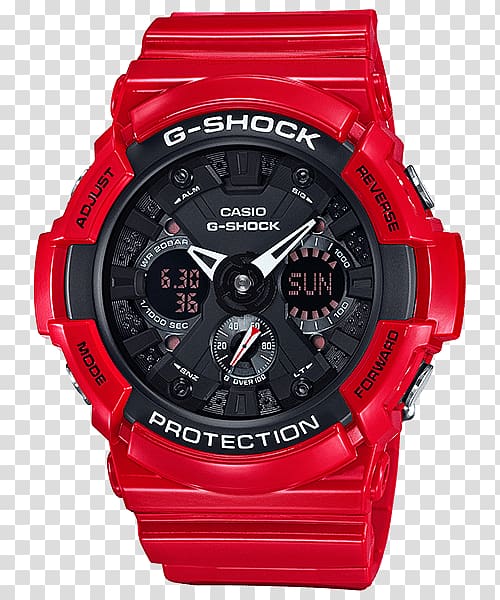 G-Shock Shock-resistant watch Watch strap Water Resistant mark, watch transparent background PNG clipart