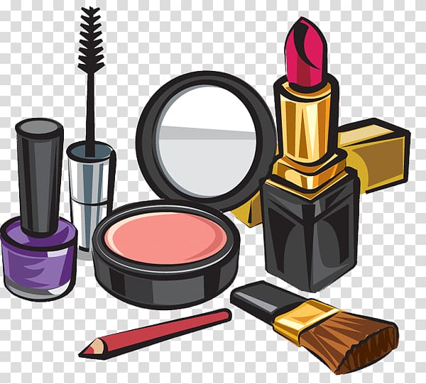 makeup lot , Makeup Set transparent background PNG clipart