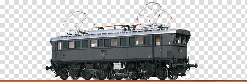 Electric locomotive Baureihe E 75 Train HO scale, train transparent background PNG clipart