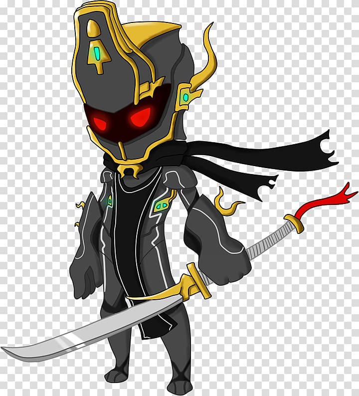 Warframe Excalibur Art Chibi, Warframe transparent background PNG clipart