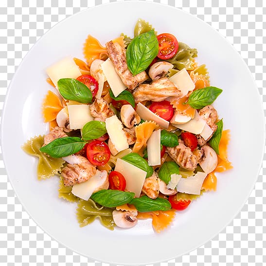 Panzanella Greek salad Vegetarian cuisine Vegetable, Basil Chicken transparent background PNG clipart