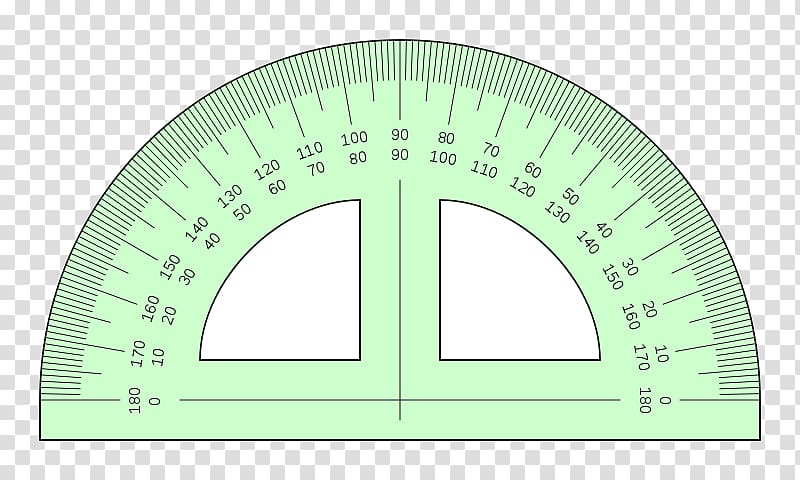 Protractor Drawing Ruler Triangle Angle Transparent Background