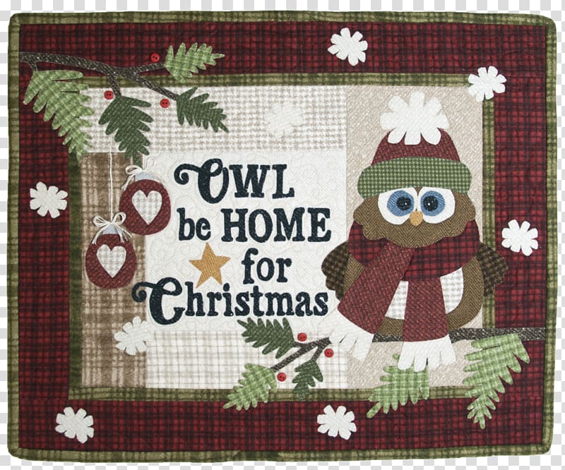 Quilting Needlework Textile Pattern, christmas transparent background PNG clipart