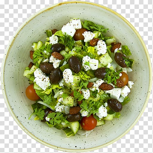 Greek salad Fattoush Caesar salad Bageterie Boulevard Thámova, Greek Salad transparent background PNG clipart