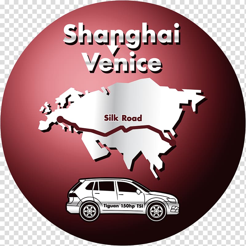 Silk Road Label Bumper sticker Conquer the Distance 2017 Volkswagen Tiguan, silkroad transparent background PNG clipart