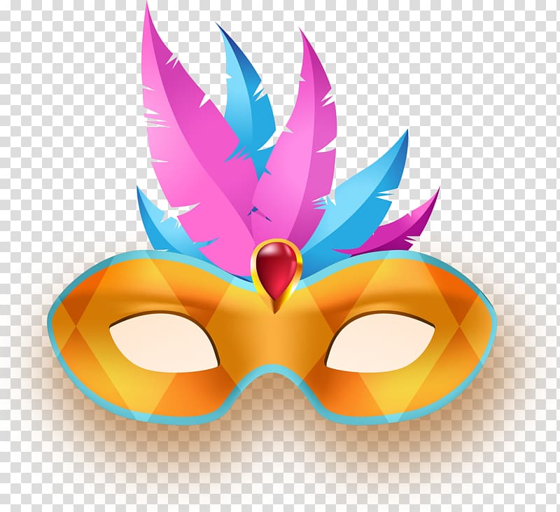 Carnival of Venice Paper Mask, Exquisite dance mask transparent background PNG clipart