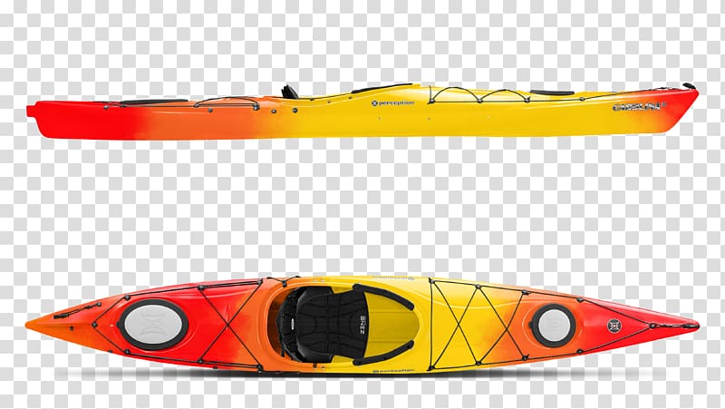 Sea Kayak Carolina Perception Carolina 14.0 Paddling, hand painted kayak transparent background PNG clipart