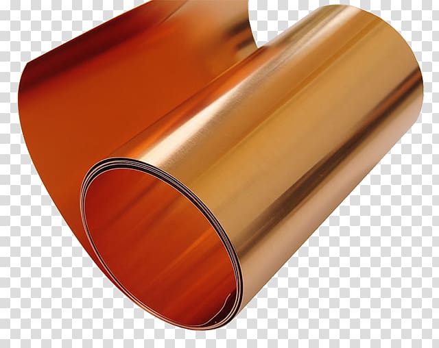 Sheet metal Foil Copper Rolling, Brass transparent background PNG clipart