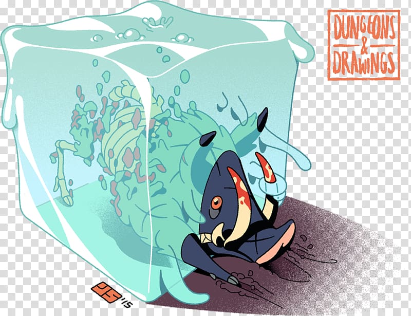 Dungeons & Dragons Gelatinous cube Monster, dungeons and drawings transparent background PNG clipart