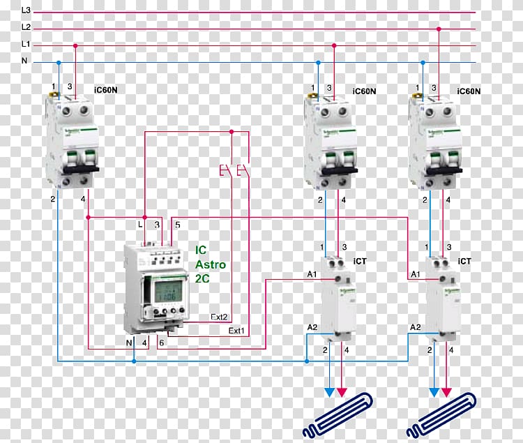 Schneider Electric Electrical Switches Astronomical clock Engineering Diagram, transparent background PNG clipart