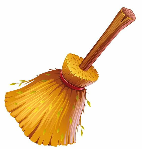 Witch\'s broom Mop , Broom transparent background PNG clipart