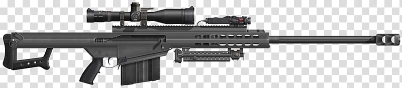.50 BMG Barrett Firearms Manufacturing Barrett M82 Sniper rifle, sniper rifle transparent background PNG clipart