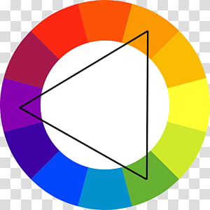 Complementary colors Color wheel Color scheme Color theory, color triangle transparent background PNG clipart thumbnail