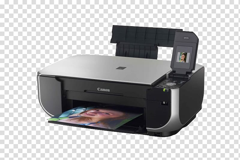 Hewlett Packard Enterprise Canon Ink cartridge Multi-function printer, Black Printer transparent background PNG clipart