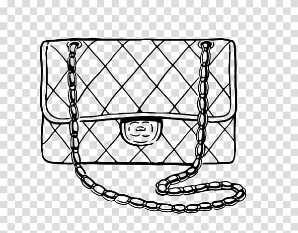Coloring book Drawing Chanel Fashion Handbag, Chanel 5 transparent background PNG clipart