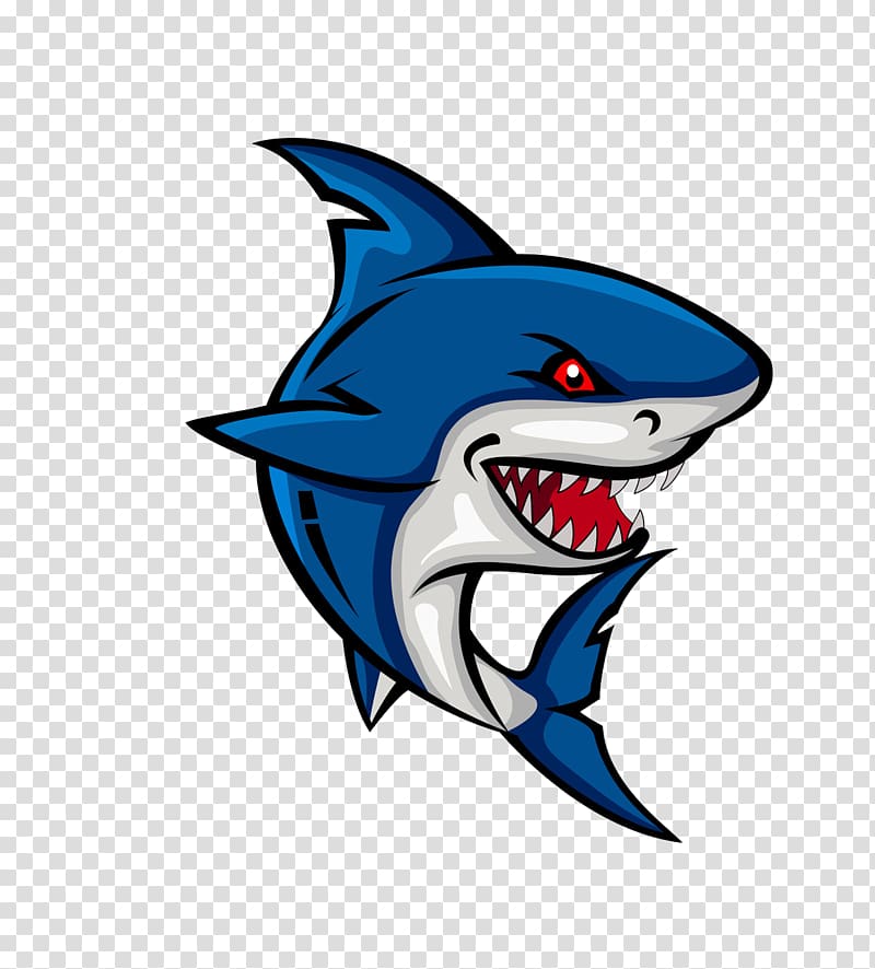 Cartoon Shark Transparent Background Png Clipart Hiclipart