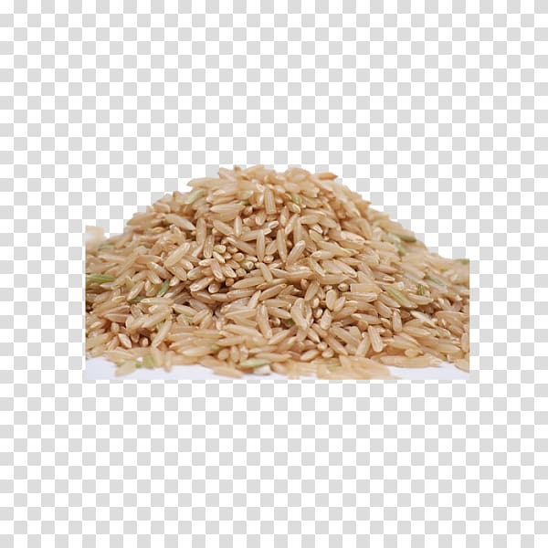 Brown rice Puffed rice White rice Whole grain, rice transparent background PNG clipart