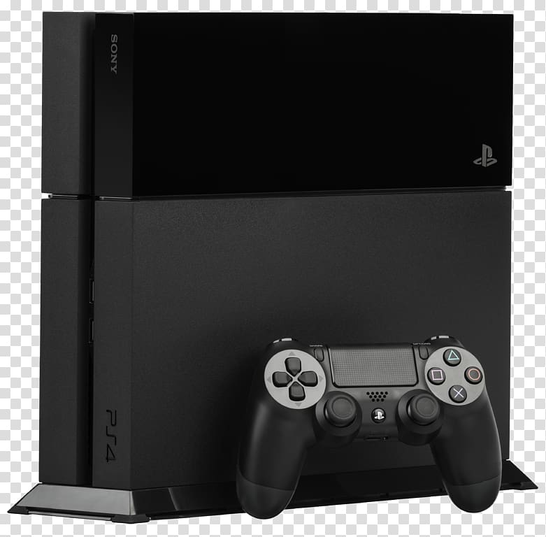 black Sony PS4 console, PlayStation 4 PlayStation 3 Video Game Consoles, Playstation4 Controller transparent background PNG clipart