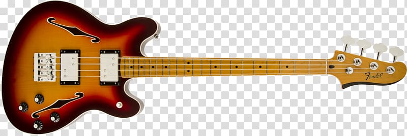 Fender Starcaster Fender Coronado Fender Stratocaster Starcaster by Fender Fender Jaguar Bass, Bass Guitar transparent background PNG clipart