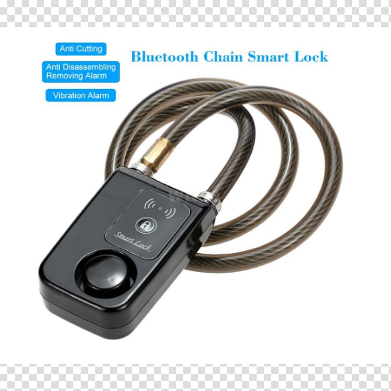 Smart lock Anti-theft system Door chain Mobile Phones, bluetooth transparent background PNG clipart