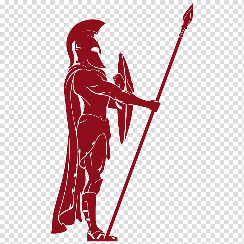 Spartan army Silhouette , Silhouette transparent background PNG clipart