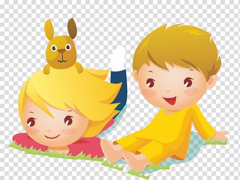 , Cartoon painted child transparent background PNG clipart