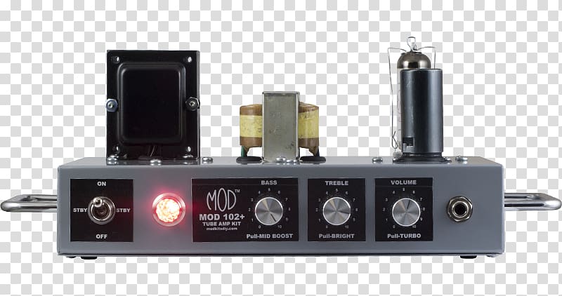 Guitar amplifier Electric guitar Valve amplifier, diy audio amplifier transparent background PNG clipart