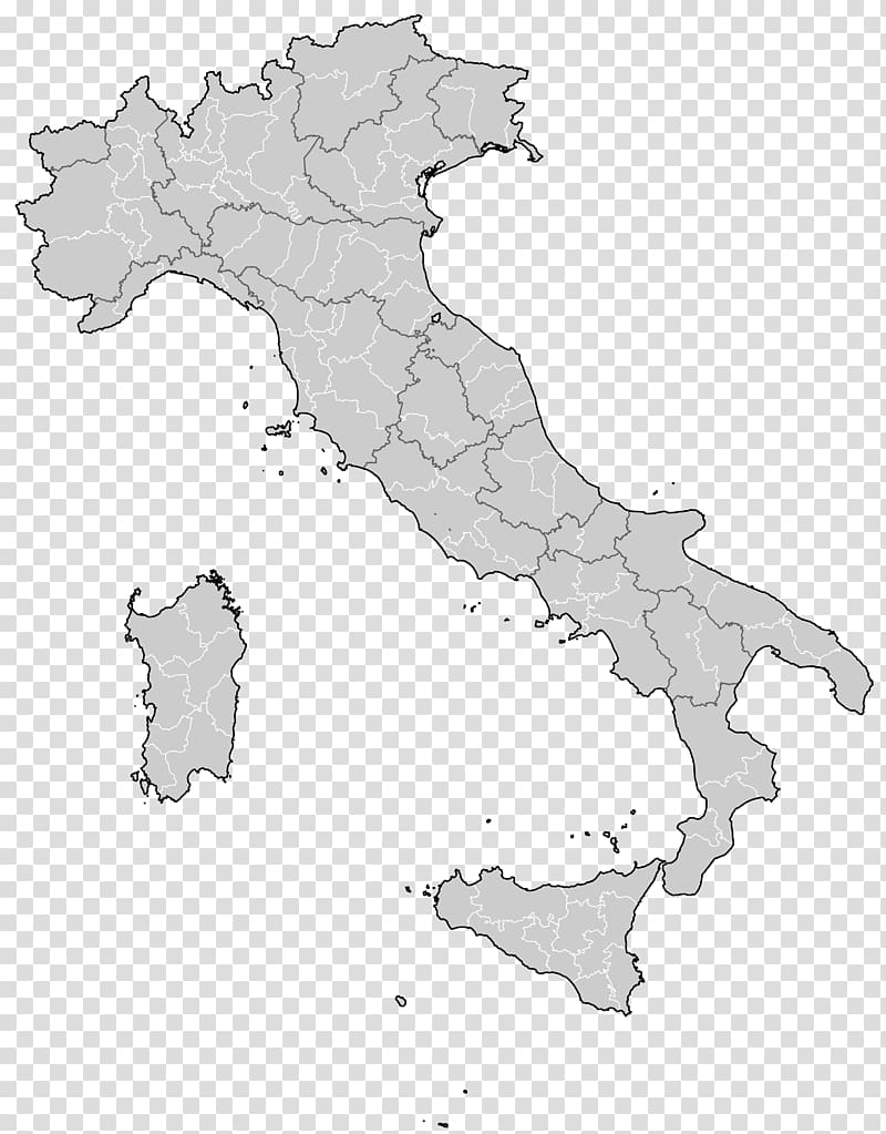 Italian Peninsula Italian Language Regions of Italy Itália egyesítése Map, italy map transparent background PNG clipart