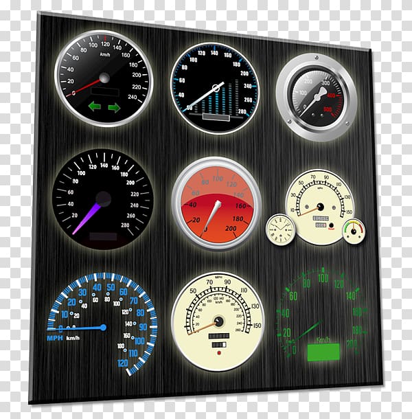 Car Motor Vehicle Speedometers Tachometer Dashboard, car transparent background PNG clipart