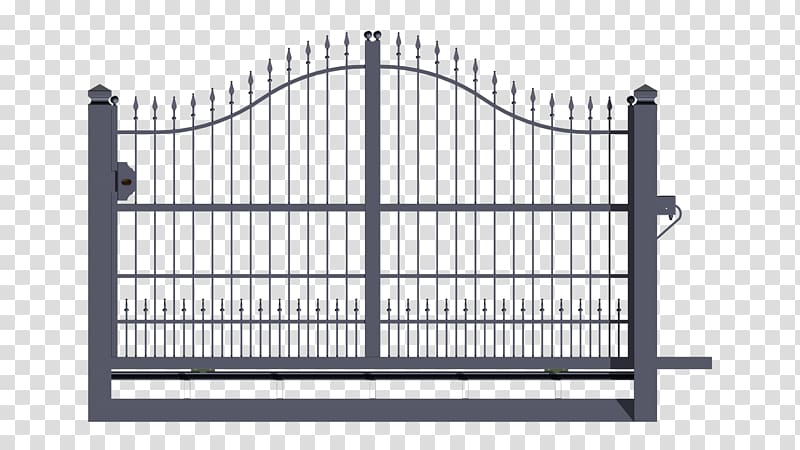 Gate Wrought iron Door House, wrought transparent background PNG clipart