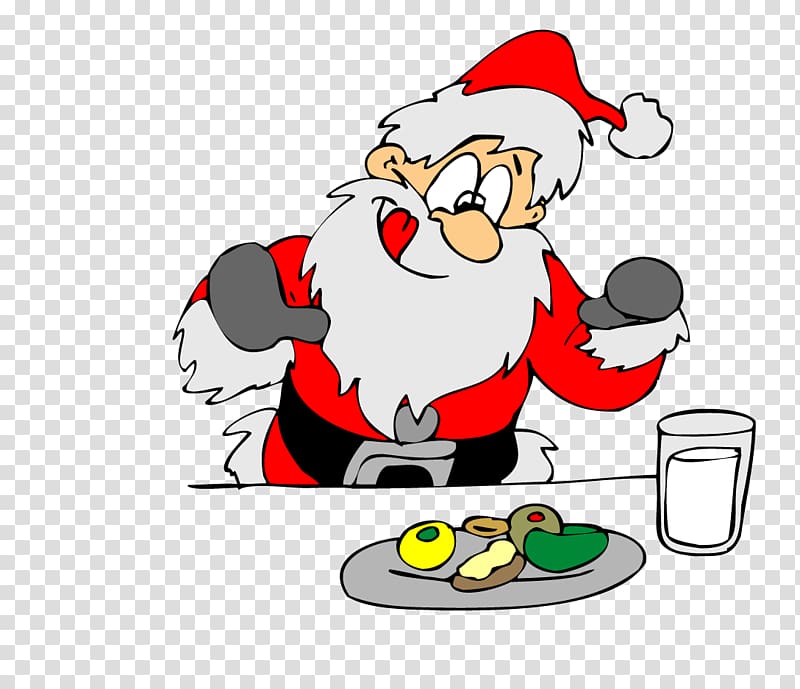 Cookie Monster Santa Claus Biscuits Eating , Santa Claus material transparent background PNG clipart