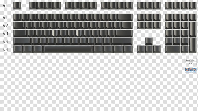 Computer keyboard Color Keycap Keyboard layout Keyboard protector, others transparent background PNG clipart