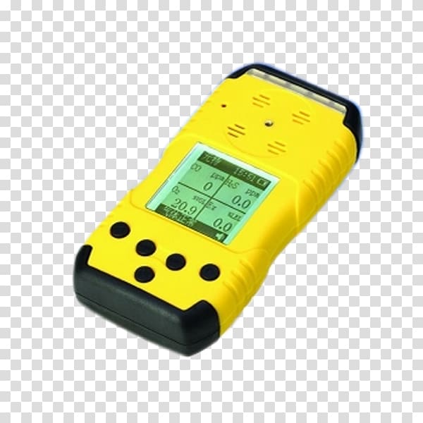 Gas detector Hydrogen sulfide Carbon monoxide detector, high gloss material transparent background PNG clipart