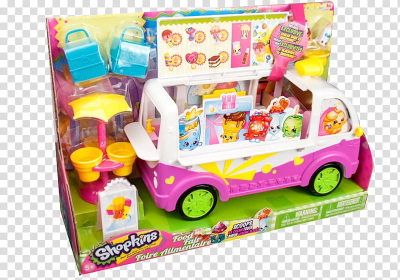 Ice cream Truck Shopkins Food Ice Cold Gold, Season 1, ice cream transparent background PNG clipart