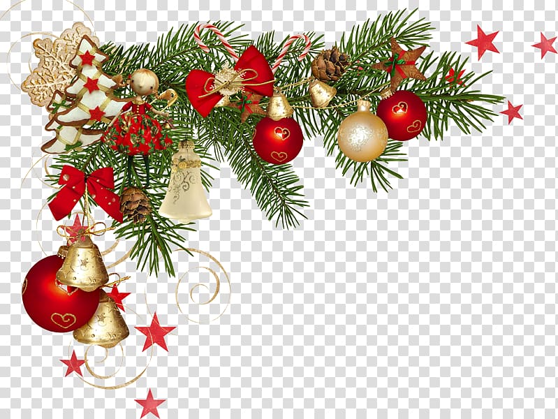 Christmas decoration Christmas ornament , frame border psd material transparent background PNG clipart