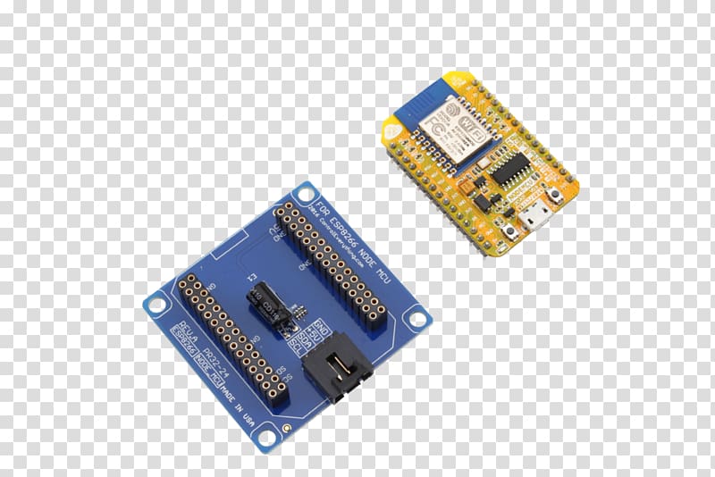 Flash memory Microcontroller NodeMCU ESP8266 Network Cards & Adapters, esp8266 transparent background PNG clipart