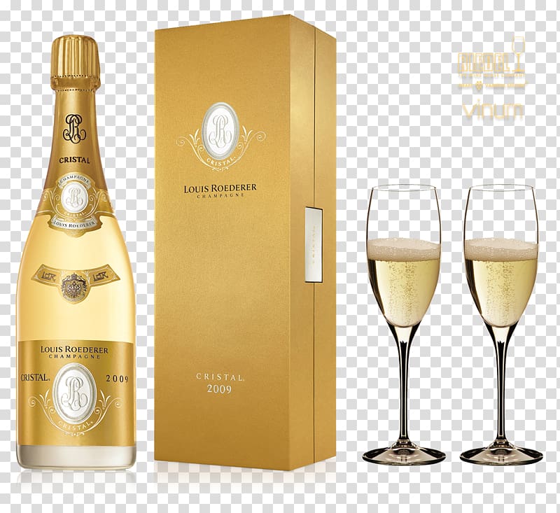 Champagne Sparkling wine Cristal Louis Roederer, Port Wine transparent background PNG clipart