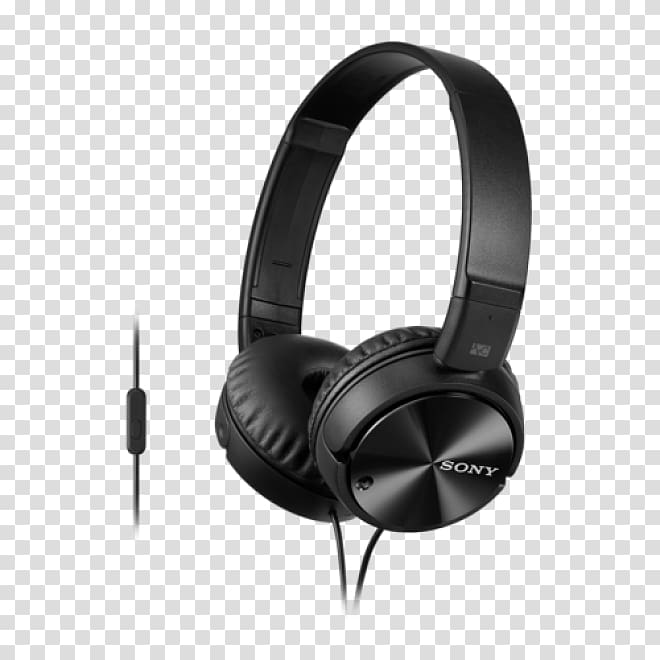 Sony ZX110 Microphone Noise-cancelling headphones, Noise-cancelling Headphones transparent background PNG clipart