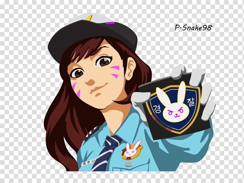 Heroes of the Storm Overwatch D.Va Game Oni, police dva fanart transparent background PNG clipart