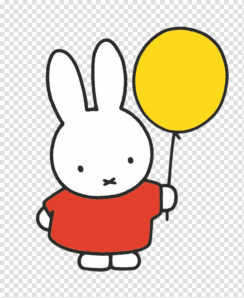 Miffy Balloon Hello Kitty, cartoon sit hot air balloon easter rabbit transparent background PNG clipart