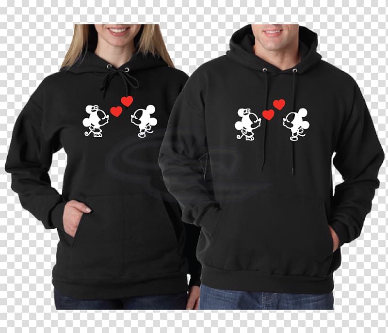 T-shirt Hoodie Minnie Mouse Sweater, Just Married transparent background PNG clipart