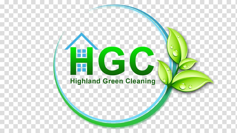 Highland Green Cleaning Logo Brand, keep clean transparent background PNG clipart