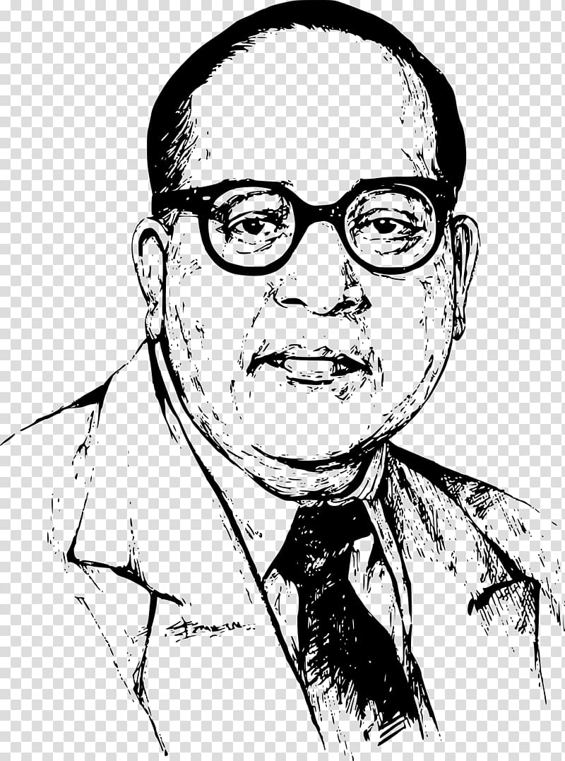 Wonderful Pencil Sketch Of Dr. B. R. Ambedkar - Desi Painters