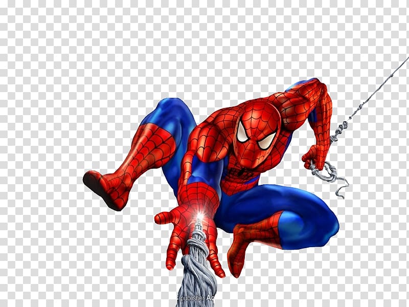 Spider-Man in television Superhero Marvel Comics, spider-man transparent background PNG clipart